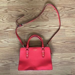 Kate spade red crossbody
